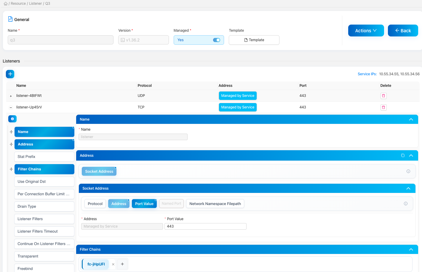 The Elchi xDS configuration editor