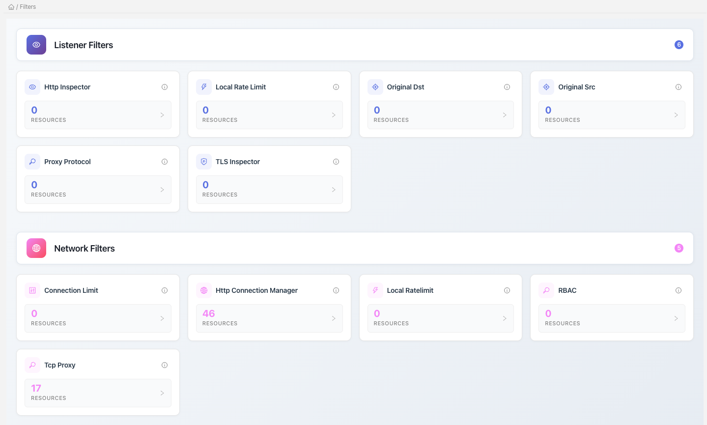 Managing Envoy filters in Elchi